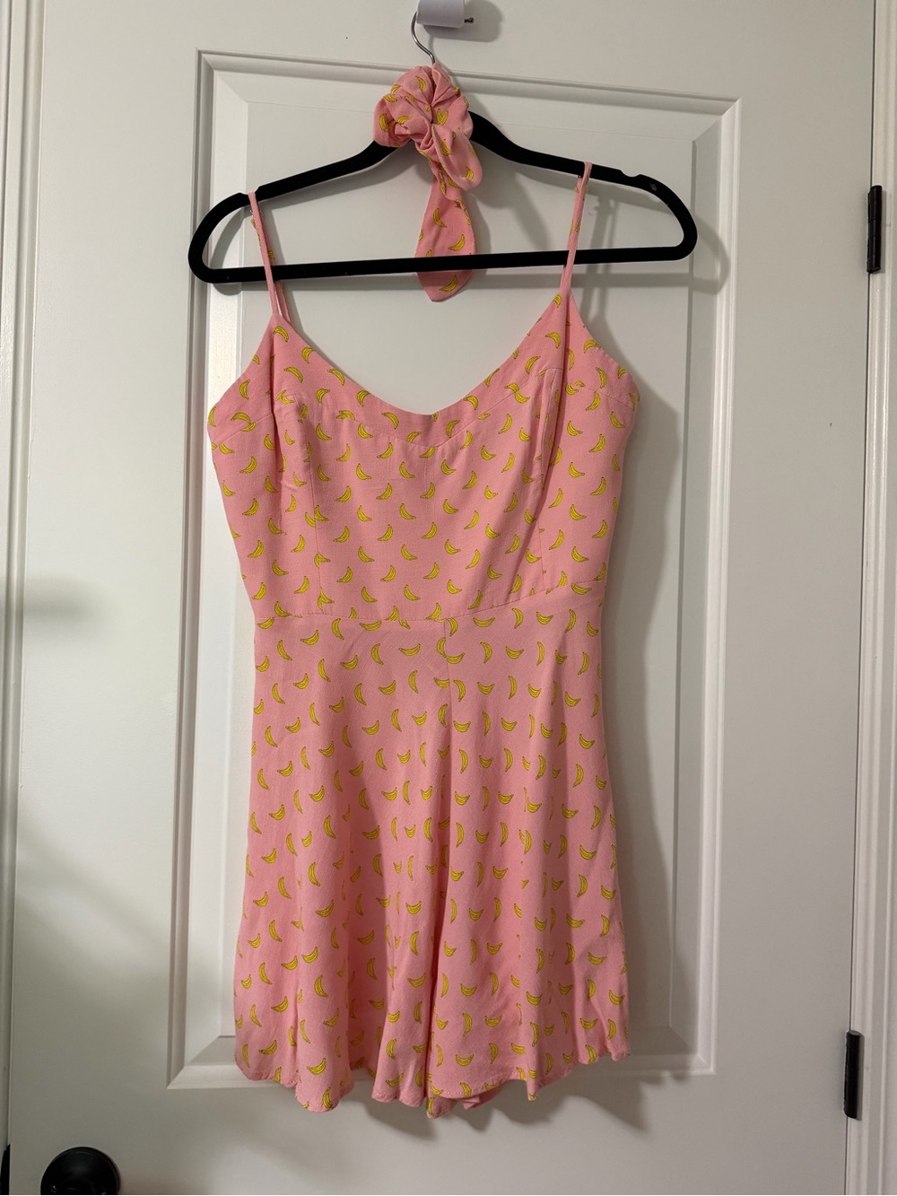 Zara Pink Banana-Print Romper